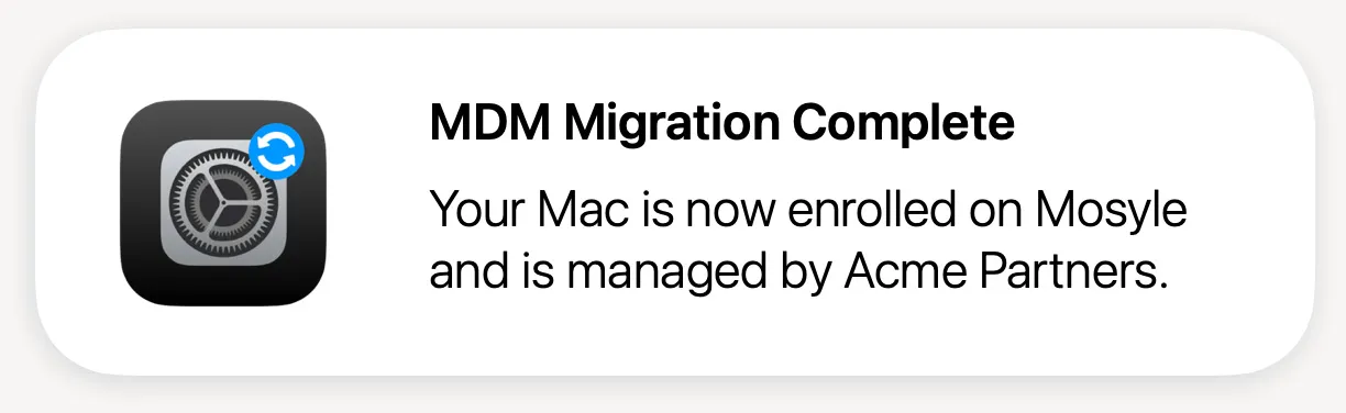 Automated MDM Migration